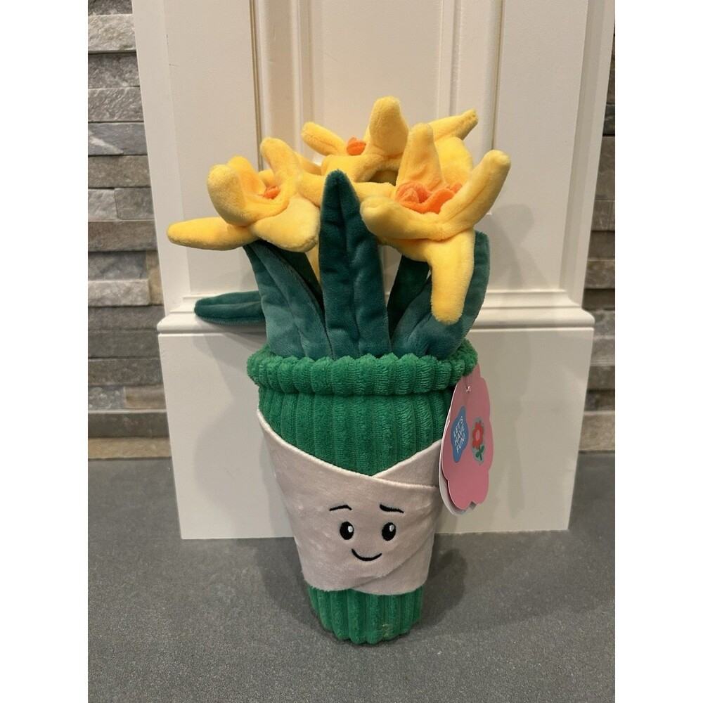 Giggle Scape Plush Daffodil Flower Stuffed Animal Toy